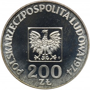 200 złotych 1974 XXX lat PRL - lustrzanka