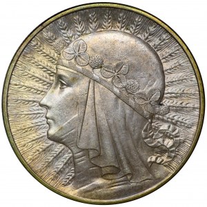 Głowa Kobiety, 10 złotych Warszawa 1933