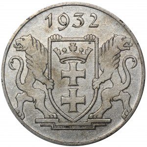 Free City of Danzig, 5 gulden 1932 Church