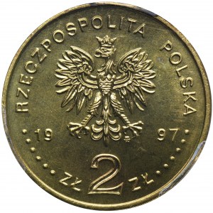 2 złote 1997 Edmund Strzelecki - PCGS MS67