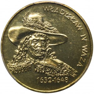2 złote 1999 Władysław IV Waza - PCGS MS66