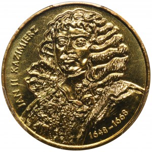 2 złote 2000 Jan II Kazimierz - PCGS MS67