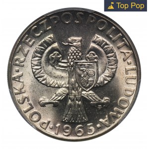 PRÓBA, 10 złotych 1965 Siedemset lat Warszawy - PCGS SP67