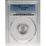 10 groszy 1970 - PCGS MS66