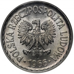 1 złoty 1966 - NGC MS66