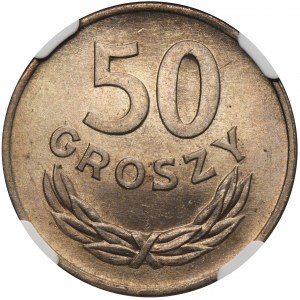 50 groszy 1949 Miedzionikiel - NGC MS64