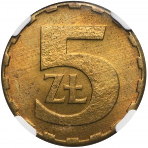 5 złotych 1980 - NGC MS65