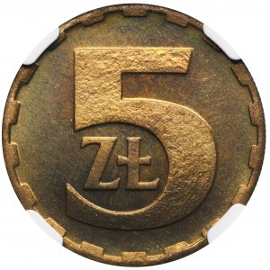 5 złotych 1981 - NGC MS66