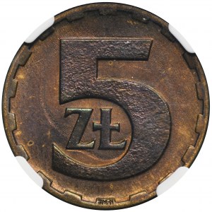 5 złotych 1976 - NGC MS65