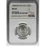 1 złoty 1985 - NGC MS65