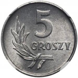 5 groszy 1968 - NGC MS66