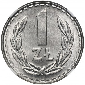 1 złoty 1983 - NGC MS66