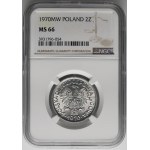 2 złote 1970 Jagody - NGC MS66