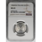 1 złoty 1984 - NGC MS65