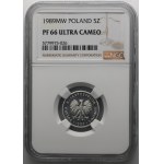 5 złotych 1989 - NGC PF66 ULTRA CAMEO - lustrzanka