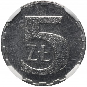 5 złotych 1989 - NGC MS65