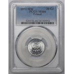 20 groszy 1972 - PCGS MS66