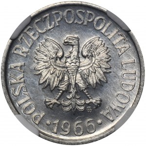 20 groszy 1966 - NGC MS65