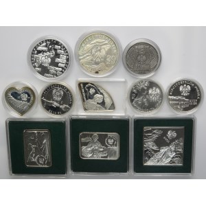 Zestaw, 10 i 20 złotych kolekcjonerskie (11 szt.)