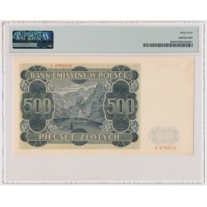 500 złotych 1940 - A - PMG 64