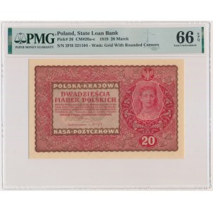 20 marek 1919 - II Serja FH - PMG 66 EPQ