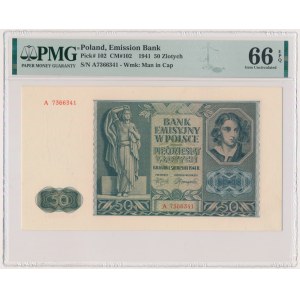 50 złotych 1941 - A - PMG 66 EPQ