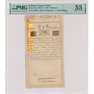 10 złotych 1794 - A - PMG 55 - znw. ZOONEN