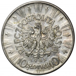 Piłsudski, 10 złotych 1935