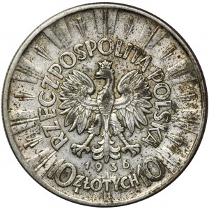 Piłsudski, 10 złotych 1936