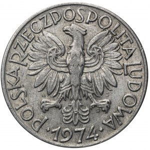 5 złotych 1974 Rybak - SŁONECZKO