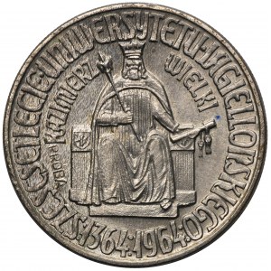 PRÓBA, 10 złotych 1964 Kazimierz Wielki - wklęsły napis na awersie