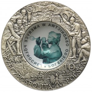 10 złotych 2008 400 Rocznica osadnictwa w Ameryce Północnej