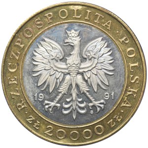 20.000 złotych 1991 225 lat Mennicy Warszawskiej