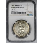 Traugutt, 10 złotych 1933 - NGC AU58