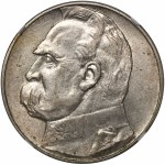 Piłsudski, 10 złotych 1934 - NGC AU58 - RZADKIE