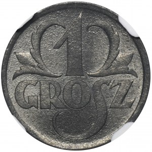 German Occupation, 1 Grosz 1939 - NGC MS63