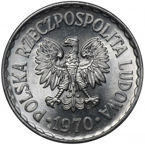 1 złoty 1970 - RZADSZY