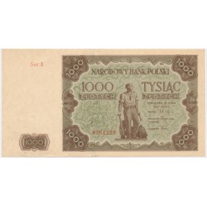1.000 złotych 1947 - A - rzadka seria