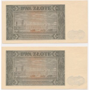 Zestaw, 2 złote 1948 - CF - (2 szt.)