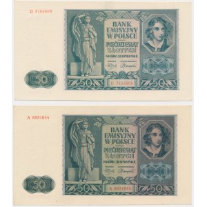 Zestaw, 50 złotych 1941 (2 szt.)