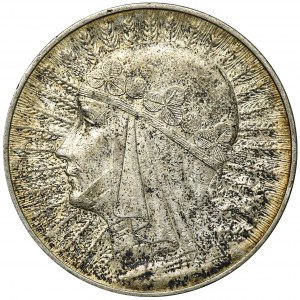 Głowa Kobiety, 10 złotych Warszawa 1933