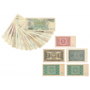 Zestaw, mix banknotów polskich 1936-1988 (20 szt.)