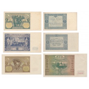 Zestaw 5-100 złotych 1929-41 (6 szt.)