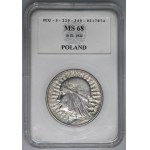 Głowa Kobiety, 10 złotych Londyn 1932