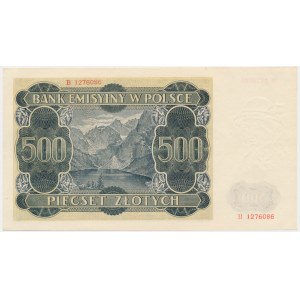 500 złotych 1940 - B -