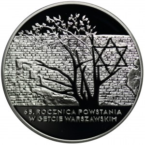 20 złotych 2008 65. Rocznica Powstania w Getcie Warszawskim