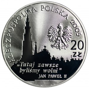 20 złotych 2005 350-lecie Obrony Jasnej Góry