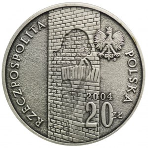 20 PLN 2004 Gedenken an die Opfer des Ghettos von Lodz