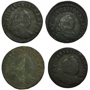 Set, Augustus III of Poland, Groschen (4 pcs.)