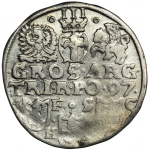 Sigismund III Vasa, 3 Groschen Bromberg 1597